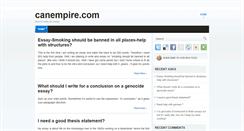 Desktop Screenshot of canempire.com